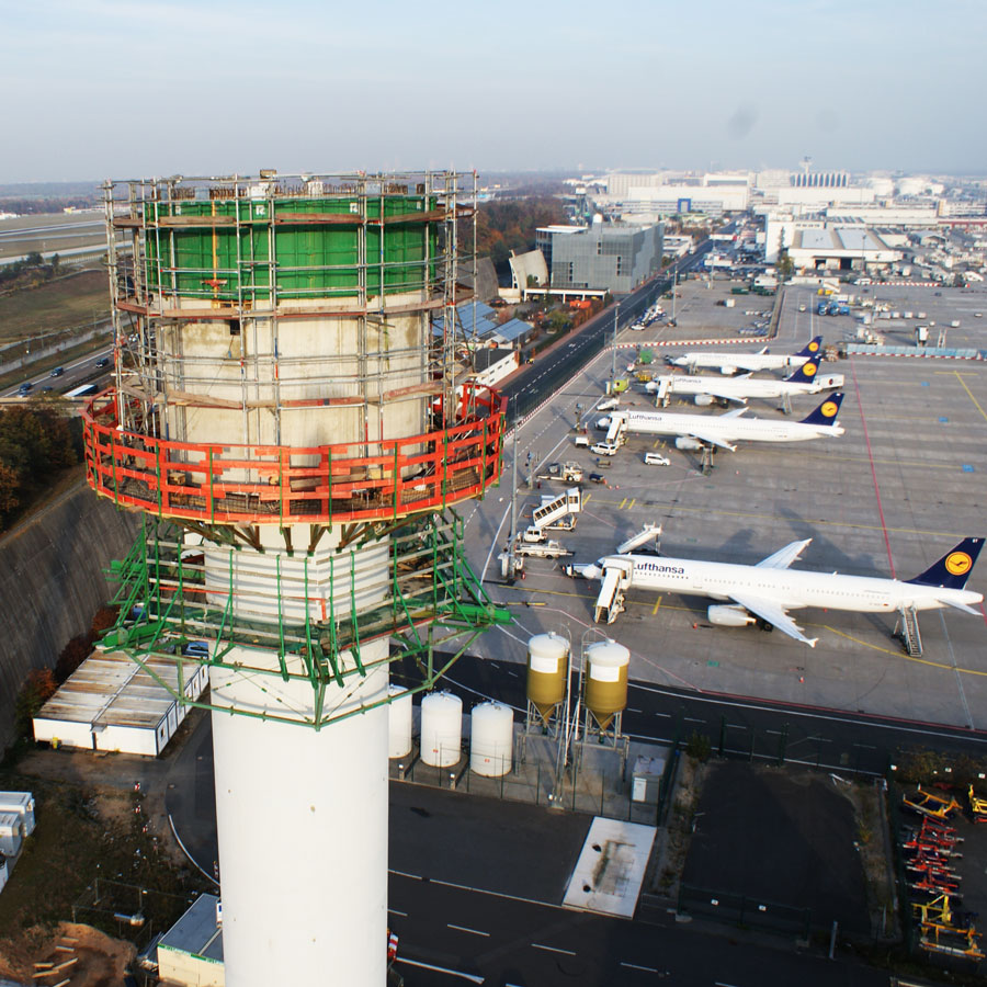 Projekt Radarturm Flughafen Frankfurt - Deutschland