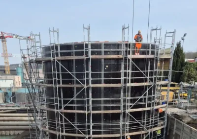 2 x Trichter Faulturm Übersyren / Luxemburg